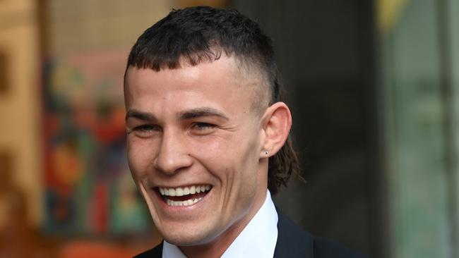 SYDNEY, AUSTRALIA - NewsWire Photos June 7, 2023: Boxer Harry Garside attends Downing centre Court,Sydney. Picture: NCA NewsWire / Jeremy Piper