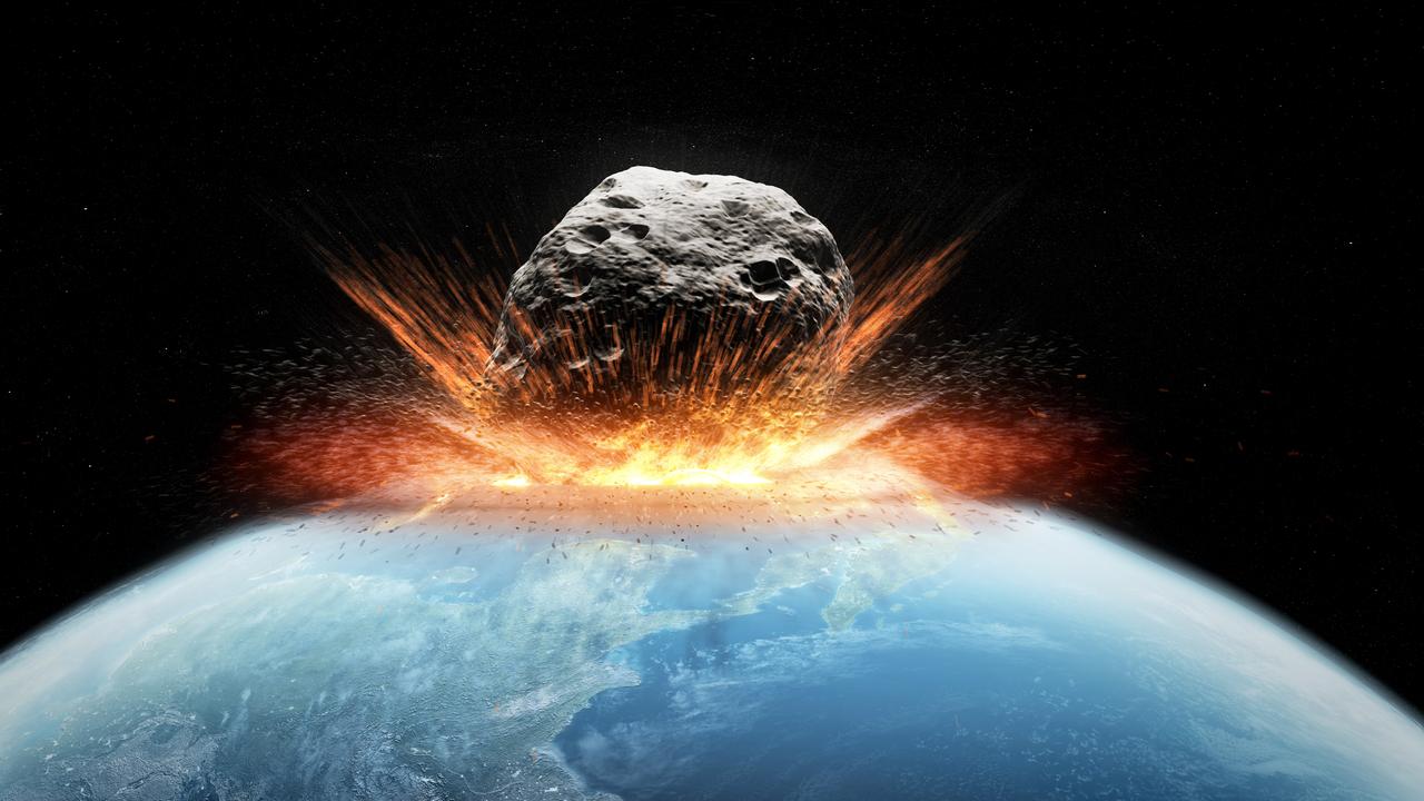 A large asteroid impact could be an extinction level event. Picture: Getty Images/Science Photo Library