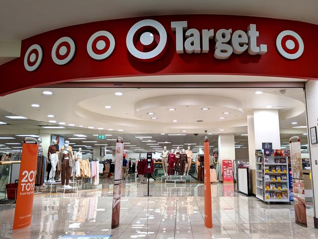 General pictures of a Target store in the Brisbane Myer centre, Target is introducing body cam cameras to staff. Brisbane CBD Thursday 5th May 2022 Picture David Clark