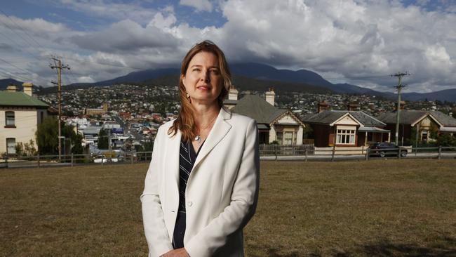 Federal Minister for Housing Julie Collins in Hobart. Picture: Nikki Davis-Jones