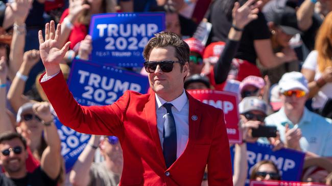 To call Gaetz a wild card doesn’t get close. Picture: Suzanne Cordeiro/AFP