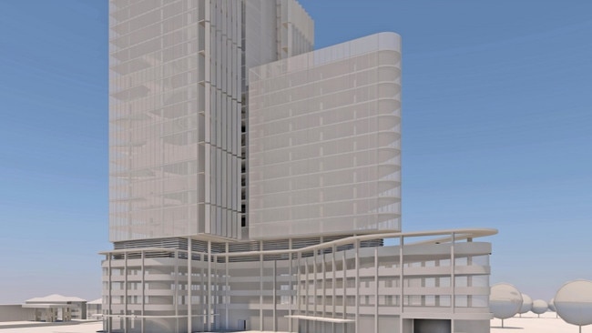 A “stepped” tower has been proposed. Picture: Planning documents