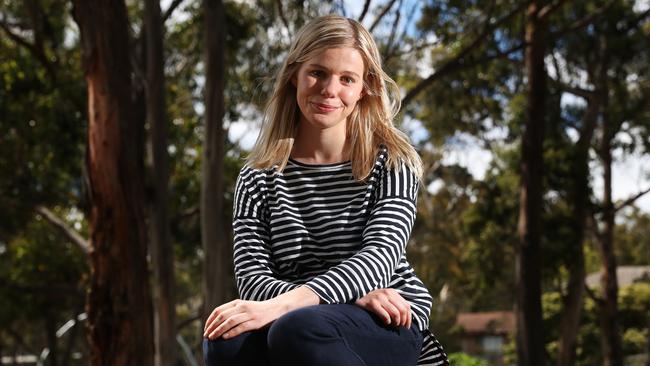 Rose Mackie, 23, UTAS graduate with a Bachelor of Economics and Law with honours in Law. Picture: NIKKI DAVIS-JONES