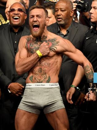 Conor McGregor erection UFC star excited at Floyd Mayweather