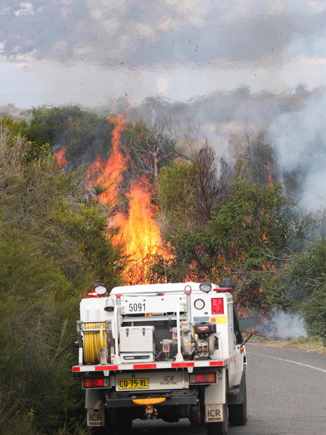 NPWS crews conducting hazard reduction.