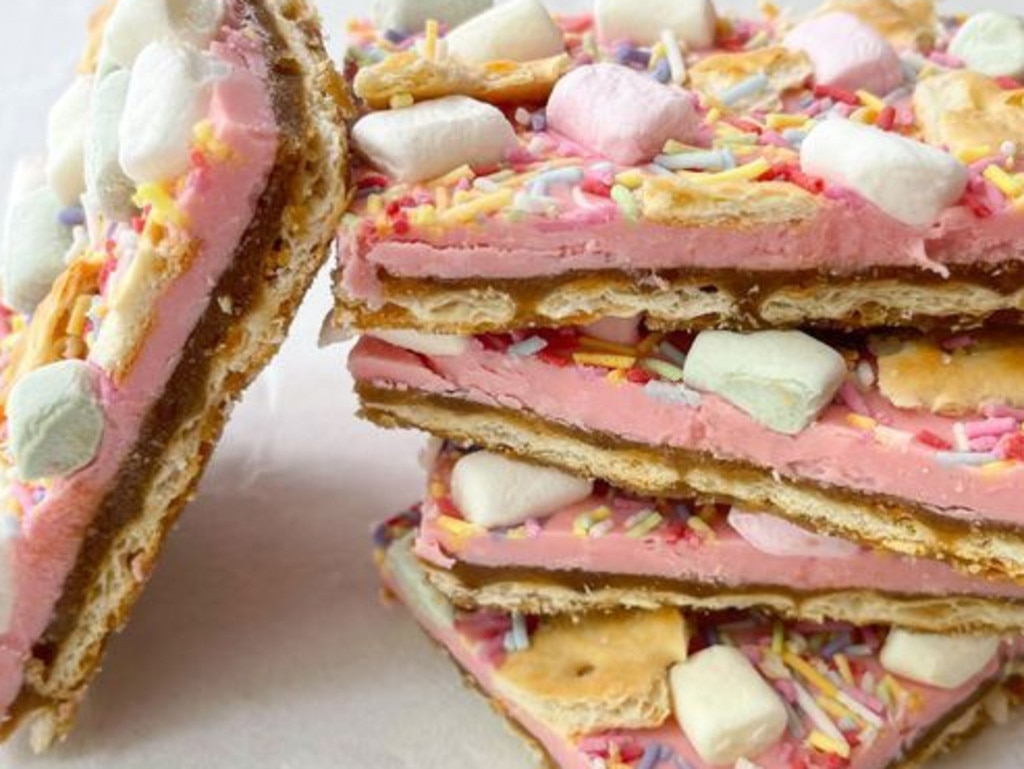 Fairy bread rocky road crack.