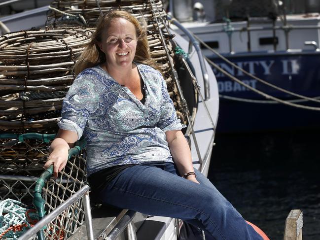 Seafood writer Eloise Emmett from Hobart has written a book Seafood Everyday. She is the granddaughter, daughter and wife of a fisherman.,picture;KIM EISZELE