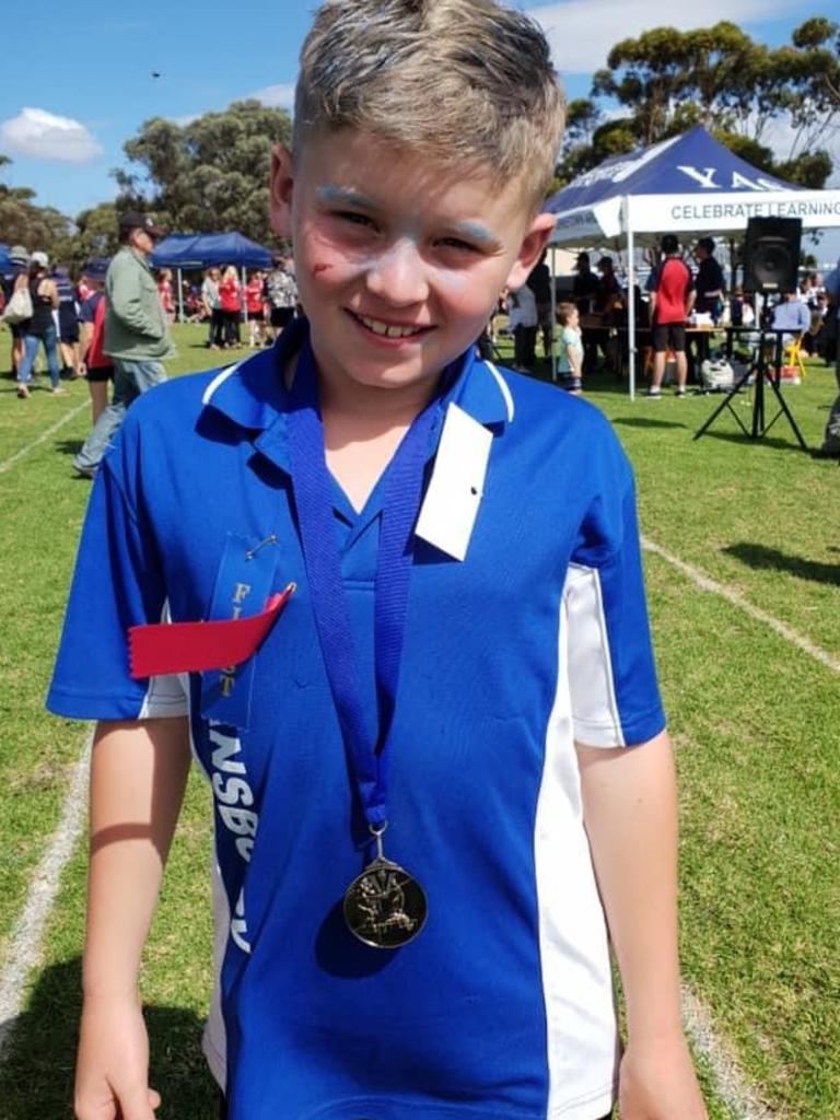 SA Little Legend Noah Macgowan, 10, from Stansbury Primary School. We are told this young sportsperson ‘consistently shows fair play, inclusion and supports younger students in all sports and games’. Well done Noah. Picture: Supplied