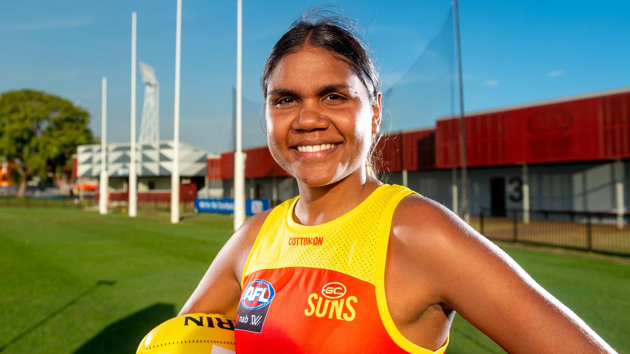 Former GC SUNS player Janet Baird will play for Hawthorn in the upcoming AFLW season. Picture: Che Chorley.