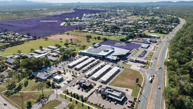 Geon Property is capitalising on an explosion in housing developments in Rasmussen to roll out Stage 2 of the Riverway Plaza expansion. Picture: Supplied.
