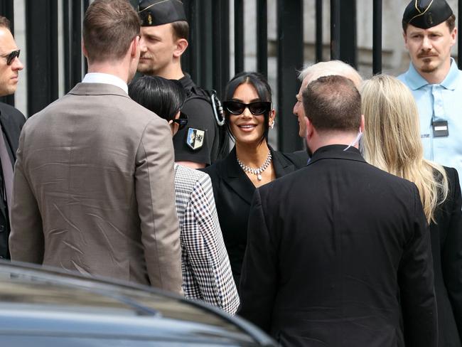 She travelled to the French capital with mum Kris Jenner and her partner Corey Gamble. Picture: Thomas Samson/AFP