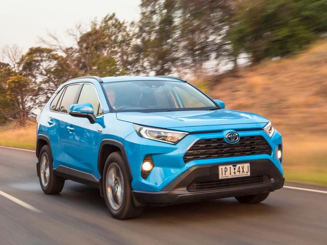 Photo of the Toyota RAV4 at 2019 Car of the Year. Picture: Thomas Wielecki.