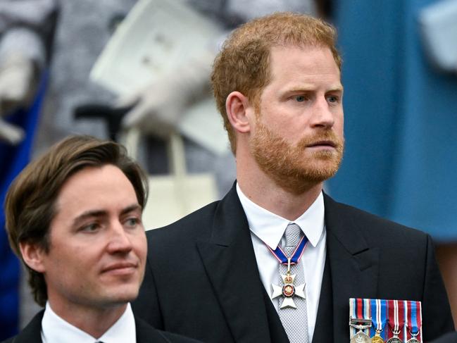 Prince Harry, pictured at the coronation, clashed with his ghost writer over the tell-all memoir Spare. Picture: Getty Images