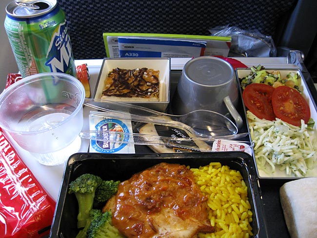 <p>Northwest Airlines food / Flickr user AaronC's Photos</p>