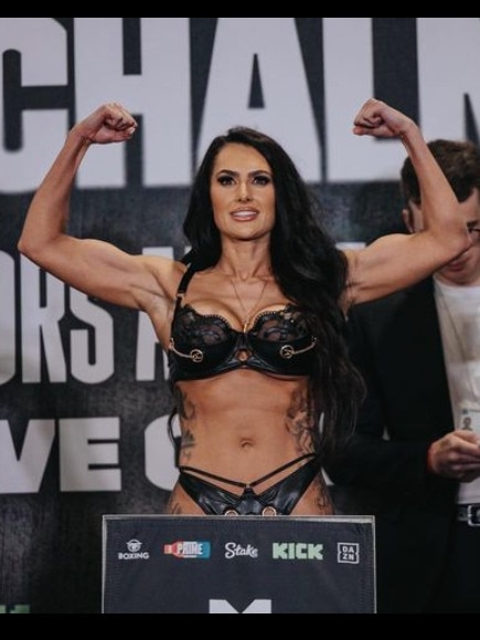 Del Busso says she has been training while in jail. Picture: Instagram