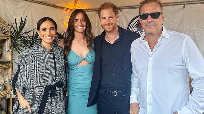 PMeghan Markle and Prince Harry attended Kevin Costner’s One805 Live! charity event in Santa Barbara. Picture: Instagram