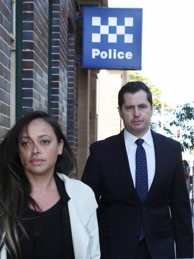 Phelan with his lawyer outside court. Picture: John Grainger