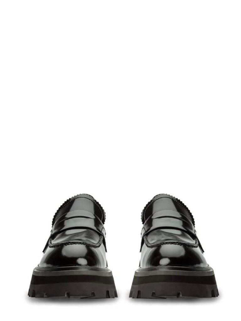 Tony Bianco Axell Black Hi Shine 4.5cm Casual Shoes. Picture: Tony Bianco.