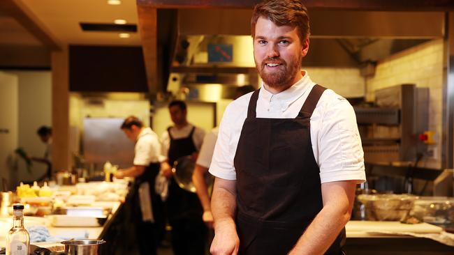 Chef Rob Ackroyd at District Brasserie in the Sydney CBD.