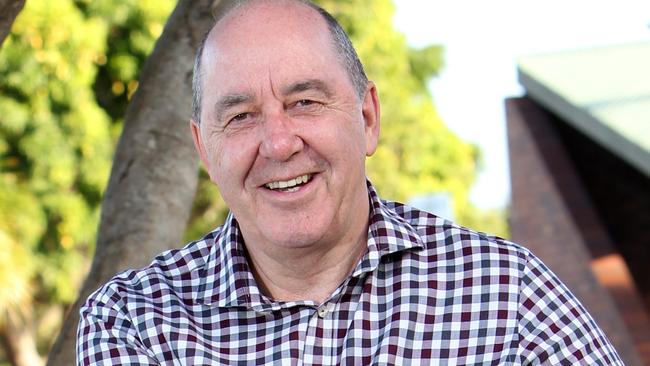 Former Premier Rob Borbidge, the Chairman for Study Gold Coast, at Evandale briefing councillors. Picture Mike Batterham