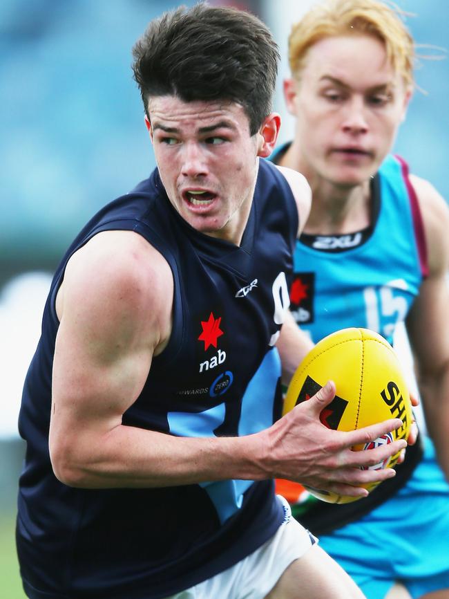 Andrew Brayshaw in action for Vic Metro against the Allies.