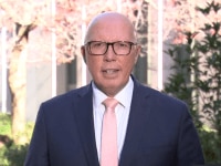 Opposition Leader Peter Dutton has served up a sneering retort to Prime Minister Anthony Albanese. Picture: Sky News Australia. 