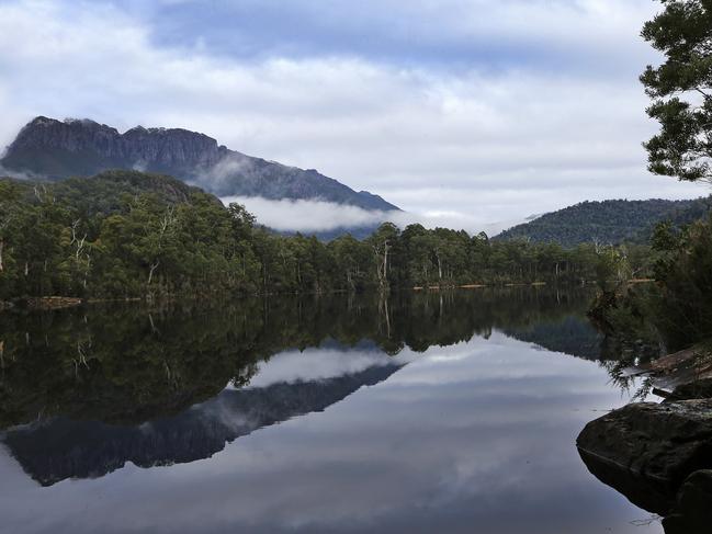 Lake Rosebery and Mount Murchison near Tullah. PICTURE CHRIS KIDD