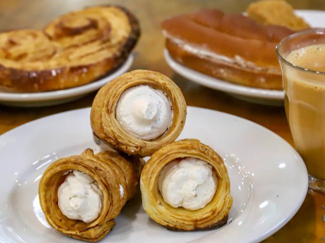 Cream rolls, butter buns and danishes. Picture: Jenifer Jagielski