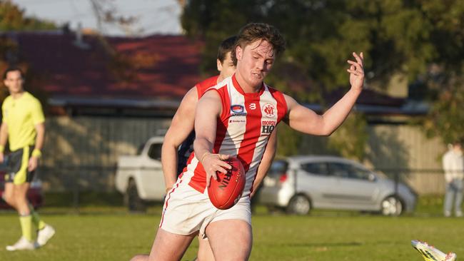 SFNL: Chelsea Heights v Mordialloc at Beazley Reserve. Mordialloc player Jack Papas. Picture: Valeriu Campan