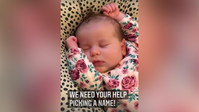 Mum turns to Instagram poll to name daughter