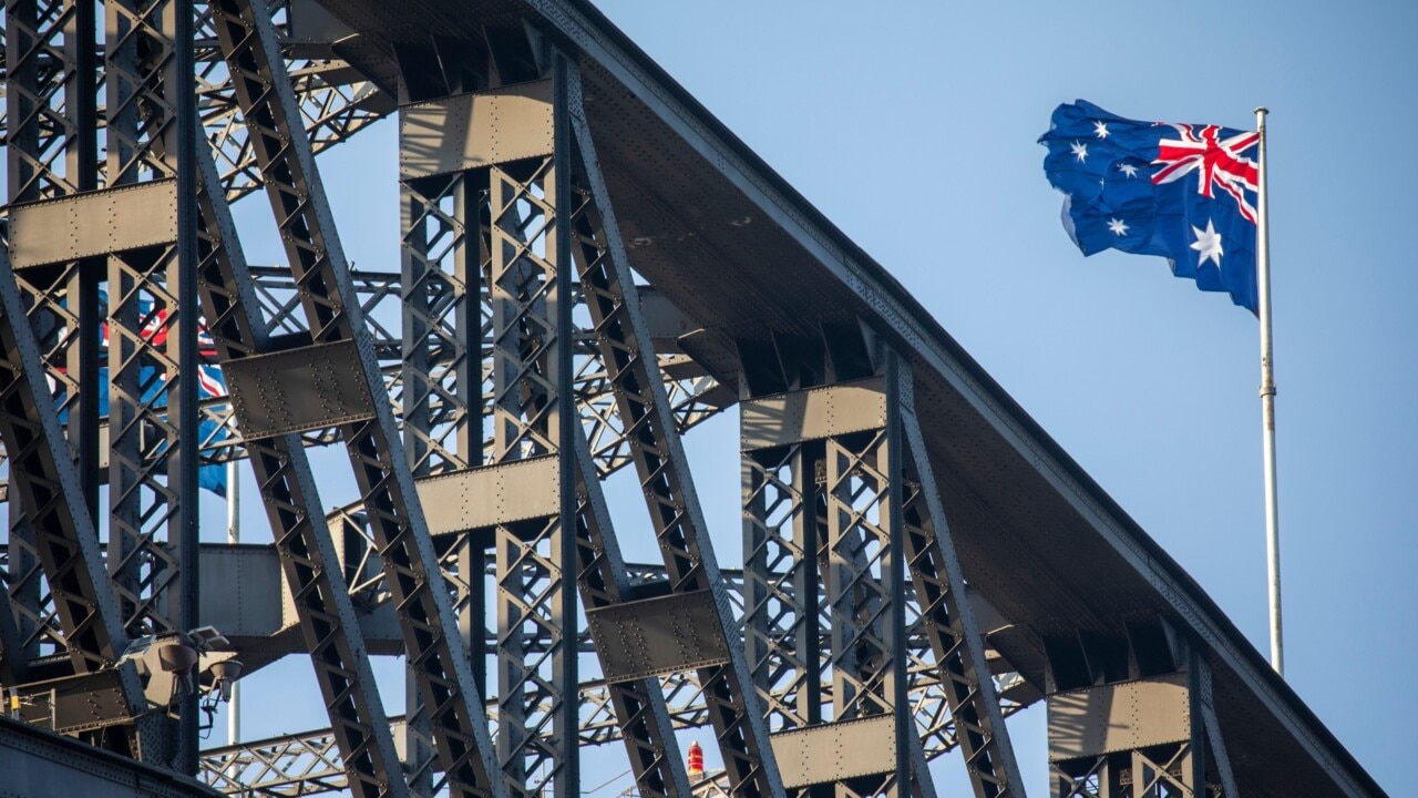 Ferry race and jet fly-over takes place in Sydney Harbour