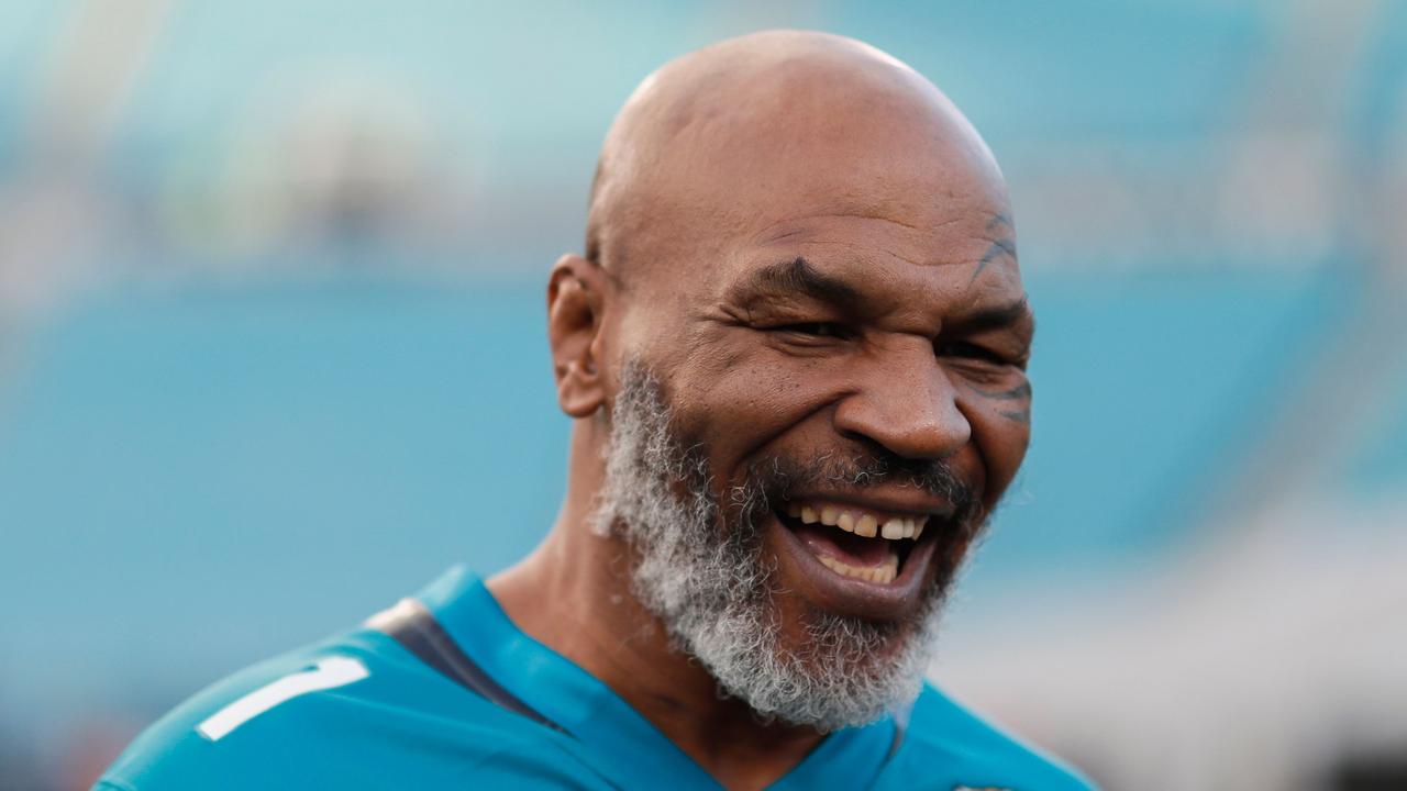 Mike Tyson is loving life.