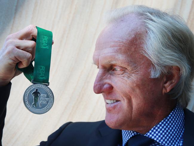 Golf great Greg Norman medal named in his honour.  Picture: DYLAN ROBINSON