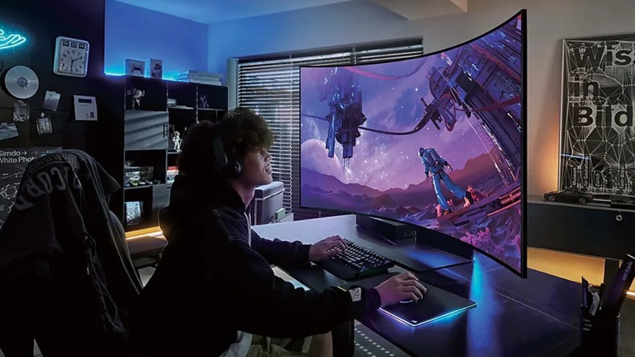 Samsung Odyssey Ark Gaming Monitor. Picture: Samsung.