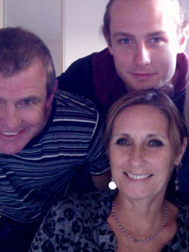 Phil Walsh, Meredith Gibbs and their son, Cy. Image: Facebook.