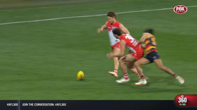 Did Tom McCartin bump Shane McAdam?