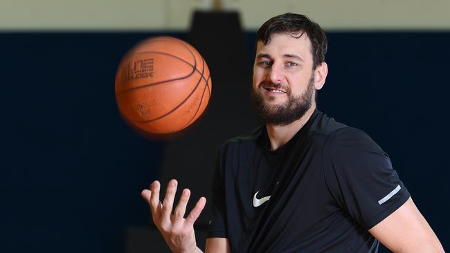 Andrew Bogut returned to Australia be spend more time with his family. Picture: Josie Hayden