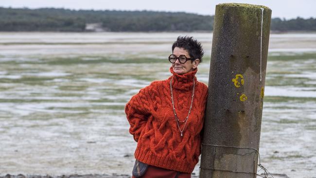 Montagu resident Colleen Murfitt at Robbins Island passage. Picture: Chris Crerar