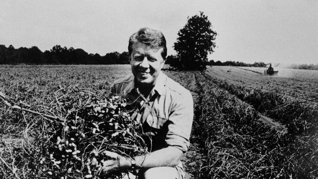 James Earl ‘Jimmy’ Carter on his family's peanut farm in Plains, Georgia, before serving as the governor of Georgia from 1970 to 1975. Picture: Corbis via Getty Images