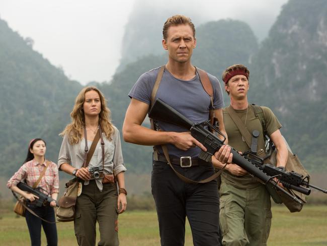 A scene from action adventure film Kong: Skull Island.