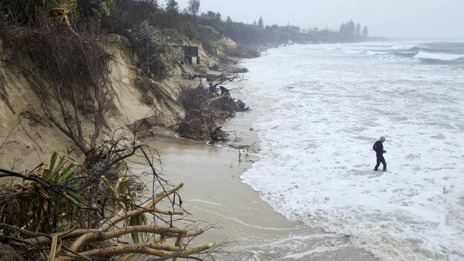 Byron Bay is being battered by severe weather.