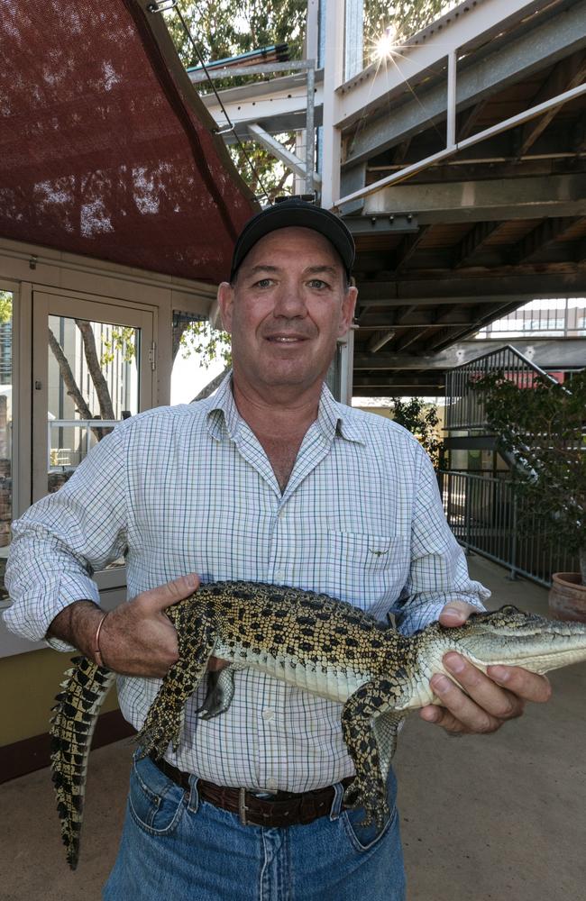 Outgoing Cav owner Mick Burns . Pic Glenn Campbell