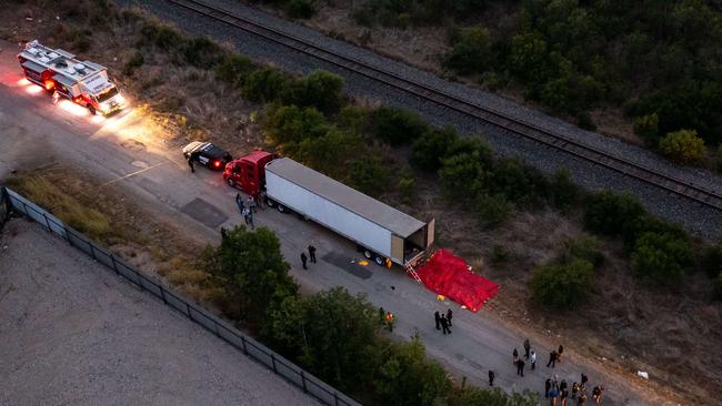 The dead were from Mexico, Guatemala and Honduras. Picture: Getty Images/AFP