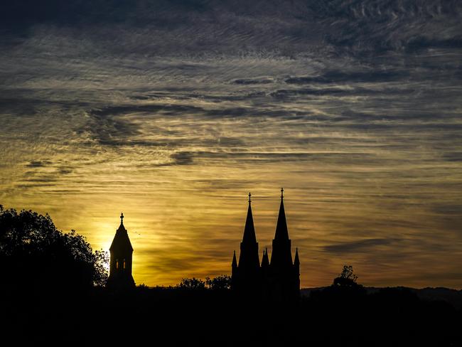 Bright ideas for the darker months ... sunrise at North Adelaide.