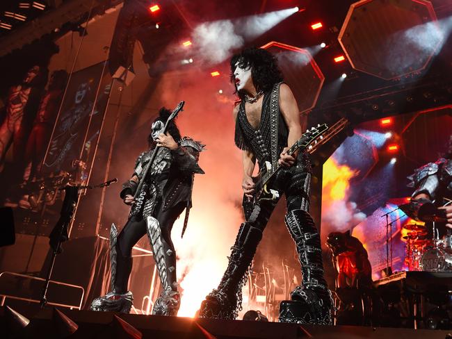 KISS play the first of three nights at Melbourne’s Rod Laver Arena. Picture: Josie Hayden