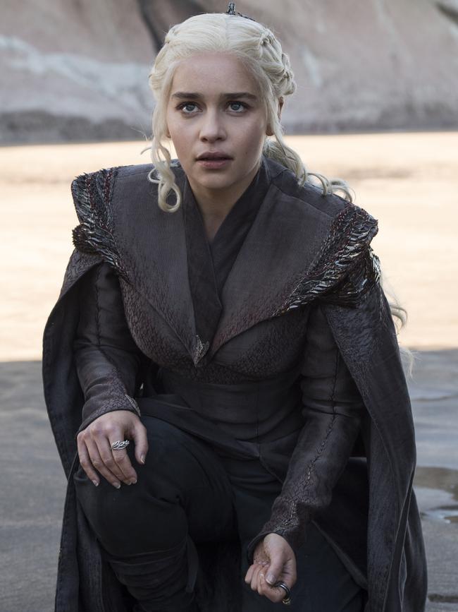 Emilia Clarke in Game Of Thrones. Picture: HBO/Foxtel