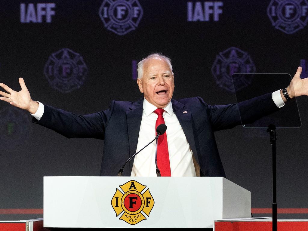 Minnesota Governor and vice presidential hopeful Tim Walz. Picture: Scott Eisen/Getty Images/AFP