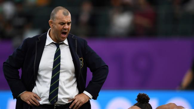 Michael Cheika has reportedly found a new gig. Picture: Charly Triballeau/AFP