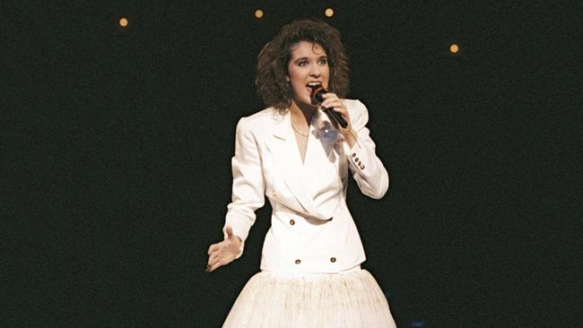 Celine Dion singing the winning song at the 1988 Eurovision Song Contest. Picture: YouTube