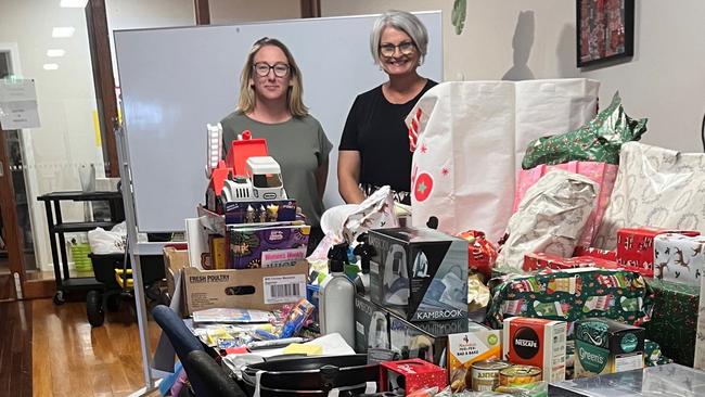 Bec Liska (left) Momentum Collective's Service Manager of our Brighter Youthâ&#128;&#153;s Program with Fiona Miller, Operations Manager Richmond Valley.